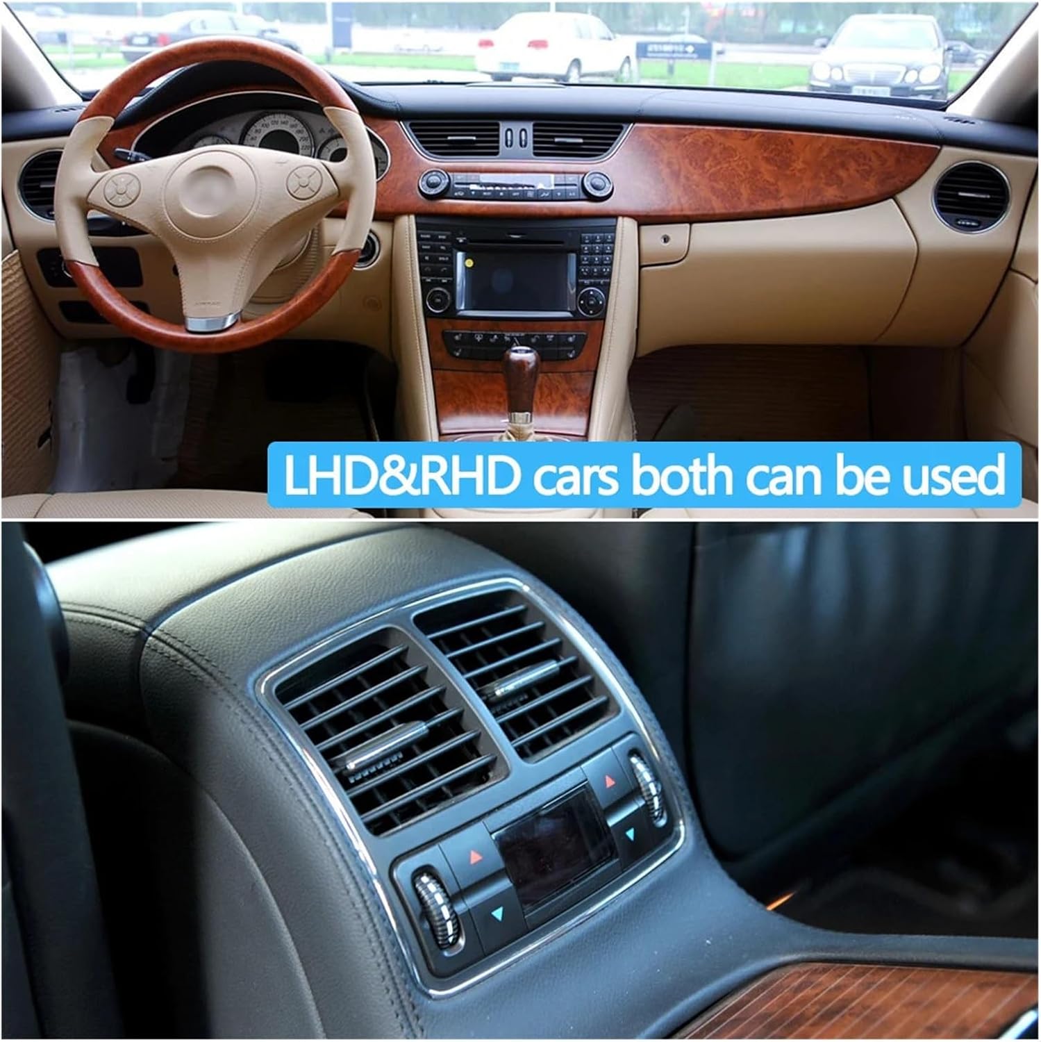 Automotive Air Conditioning Vents Car Central Left Right Rear Heater Air Vent Grille Outlet Panel Cover Bennz CLS W219 CLS55 CLS63 CLS350 CLS500 CLS550 nice-looking(Left)