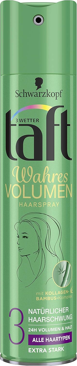 Schwarzkopf TAFT Haarspray, volume extra sterke grip, 3, 5 stuks (5 x 250 ml)
