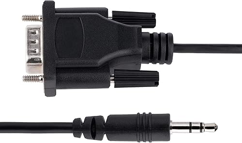 Miniatura 3 de StarTech.com Cable serie DB9 a 0.138 in para configuración de dispositivo serie, cable RS232 DB9 macho a 0.138 in para calibrar proyectores,