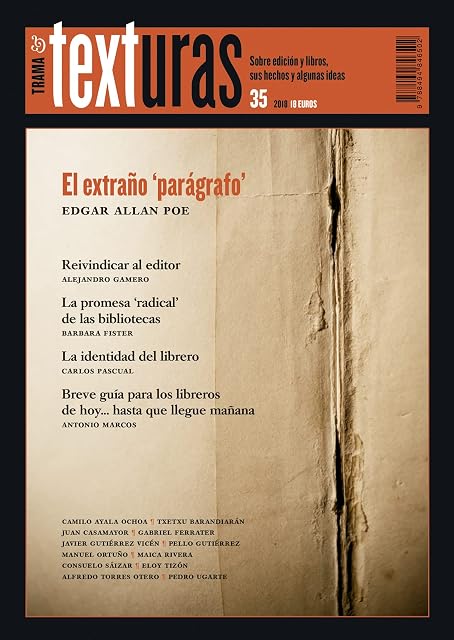 Portada de Texturas 35: la identidad del librero