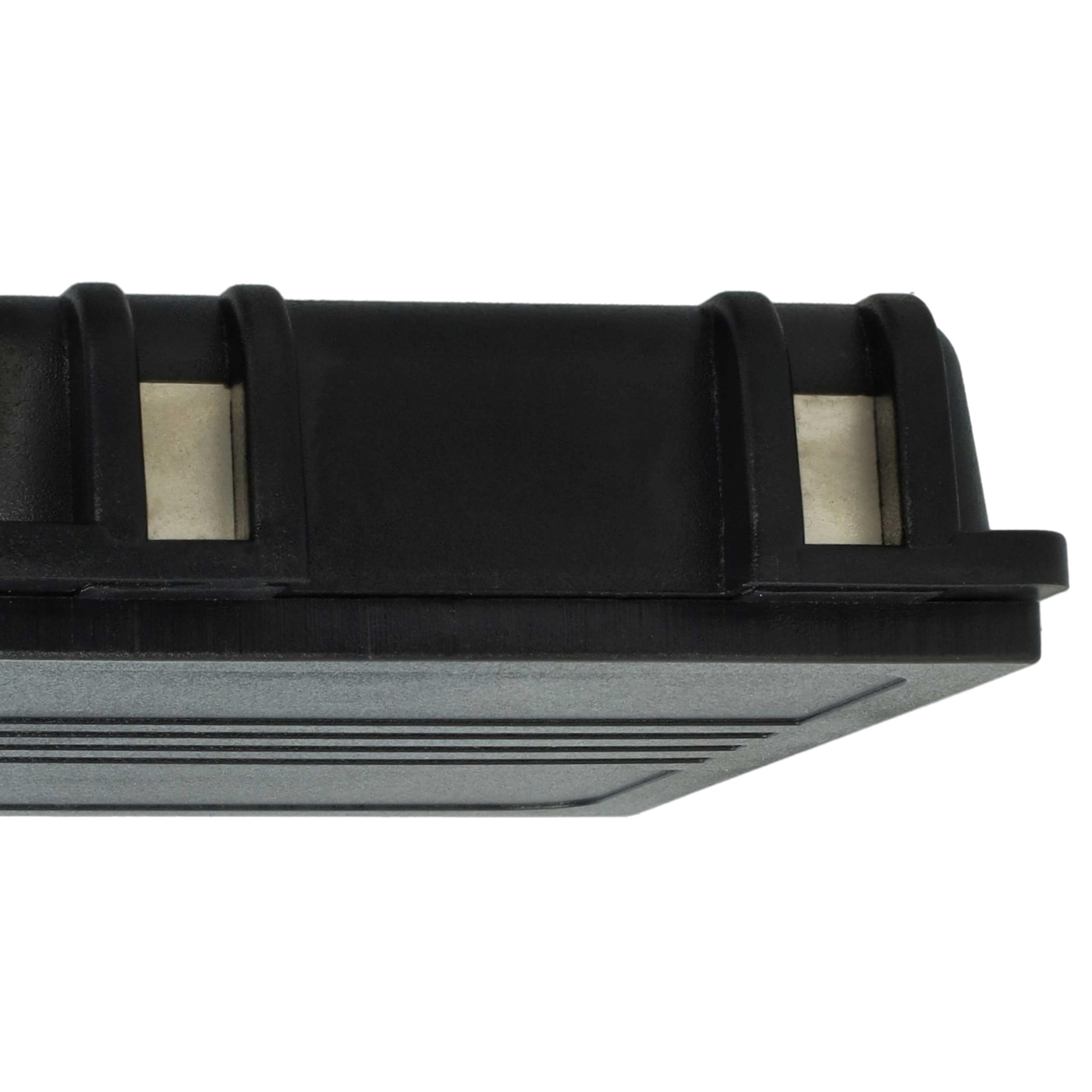 2x batteria sostituisce Autec MH0707L, NC0707L per Radiocomando Industriale, Telecomando (2500mAh, 7,2V, NiMH) - Nero