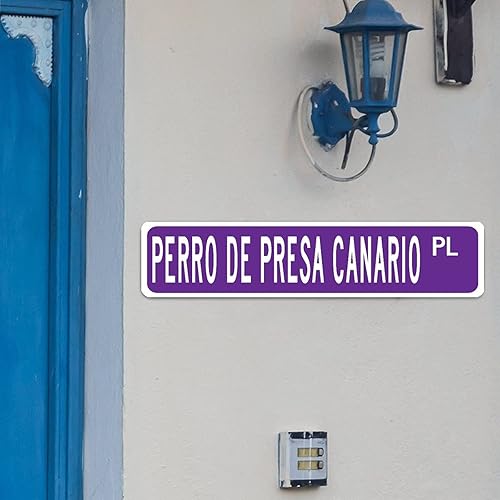 Miniatura 3 de Perro De Presa Canario - Letrero de metal con diseño de perro de presa, canario, decoración de canario, regalo para perro de presa, amante de los