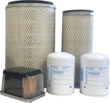 CFKIT Service Filter Kit Compatible with JD 555B Loaders