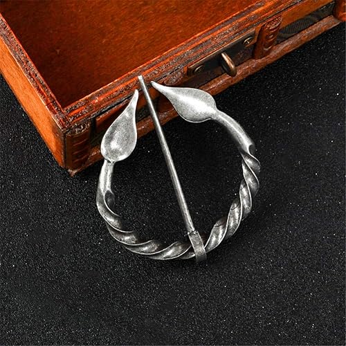 Miniatura 2 de Broche vikingo vintage con solapa para mujeres y hombres, capa, bufanda, chal, hebilla de cierre, broches, broches penanulares y juegos de alfileres