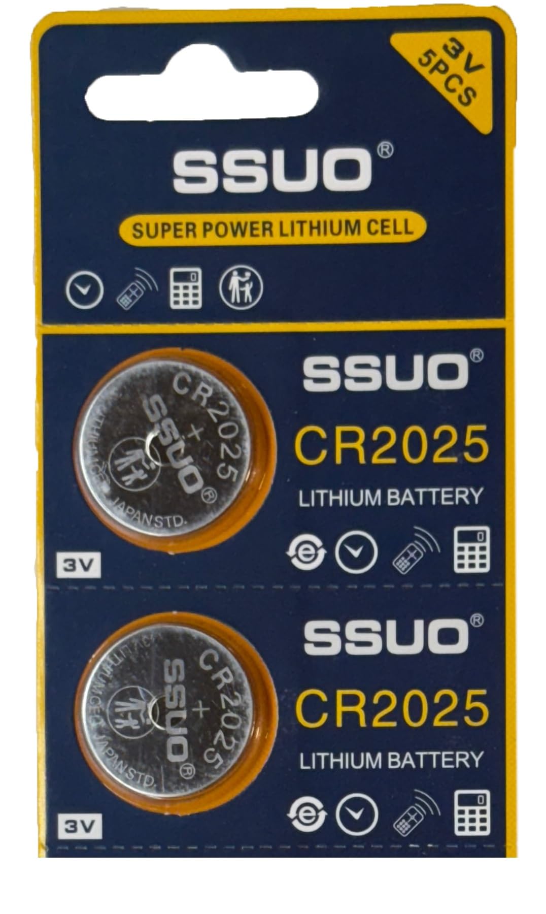 CR2025 3V BATTREIES Pack of 2 Best USE for Car Key Remotes (Key Fobs), Wristwatches, Medical Devices, Fitness Devices, CMOS Battery, Computer Motherboards (CMOS Battery), Toys & Games, Calculators-image-11