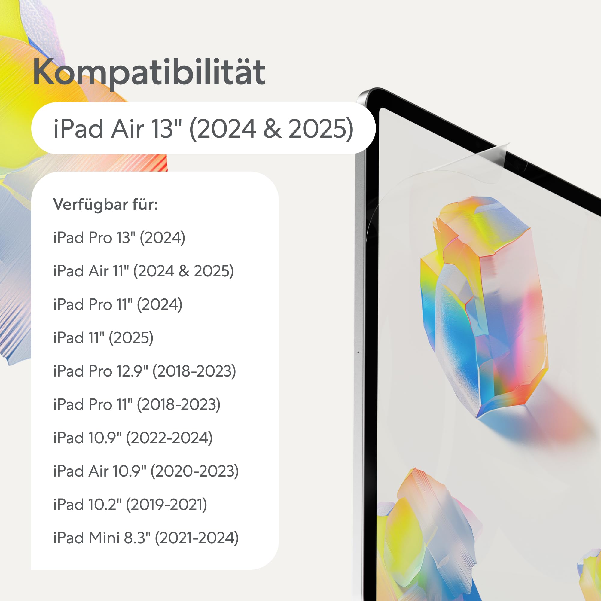 Paperlike 2.1 Folie für iPad Air 13" (M4,M3,M2)