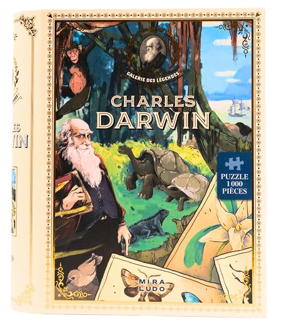 MIRALUDO - Puzzle de 1000 piezas, Charles Darwin - La Galería de las Leyendas