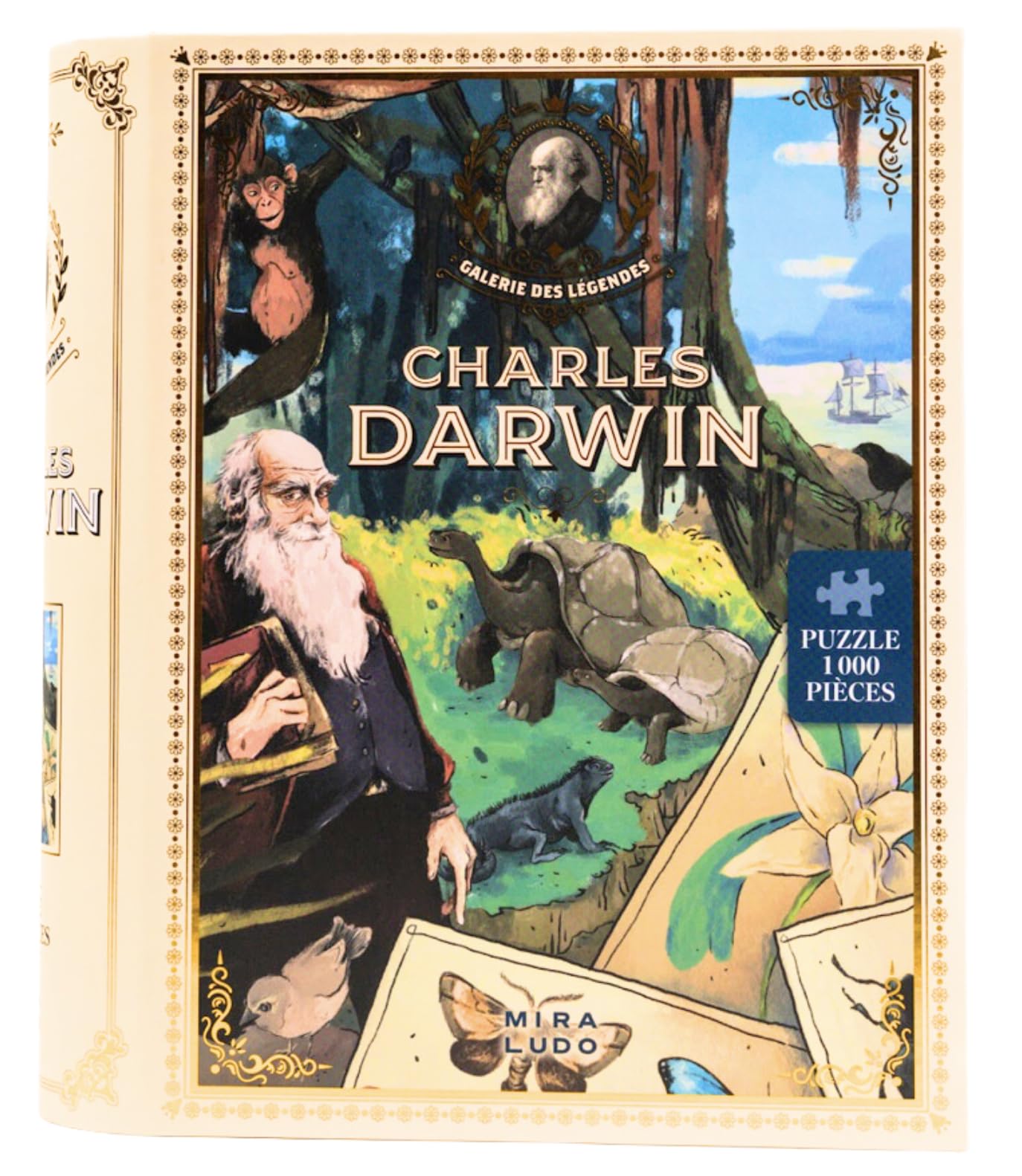 Puzzle 1000 Pcs - Marie Curie : La Galerie Des Légendes | Les Idées Bleues