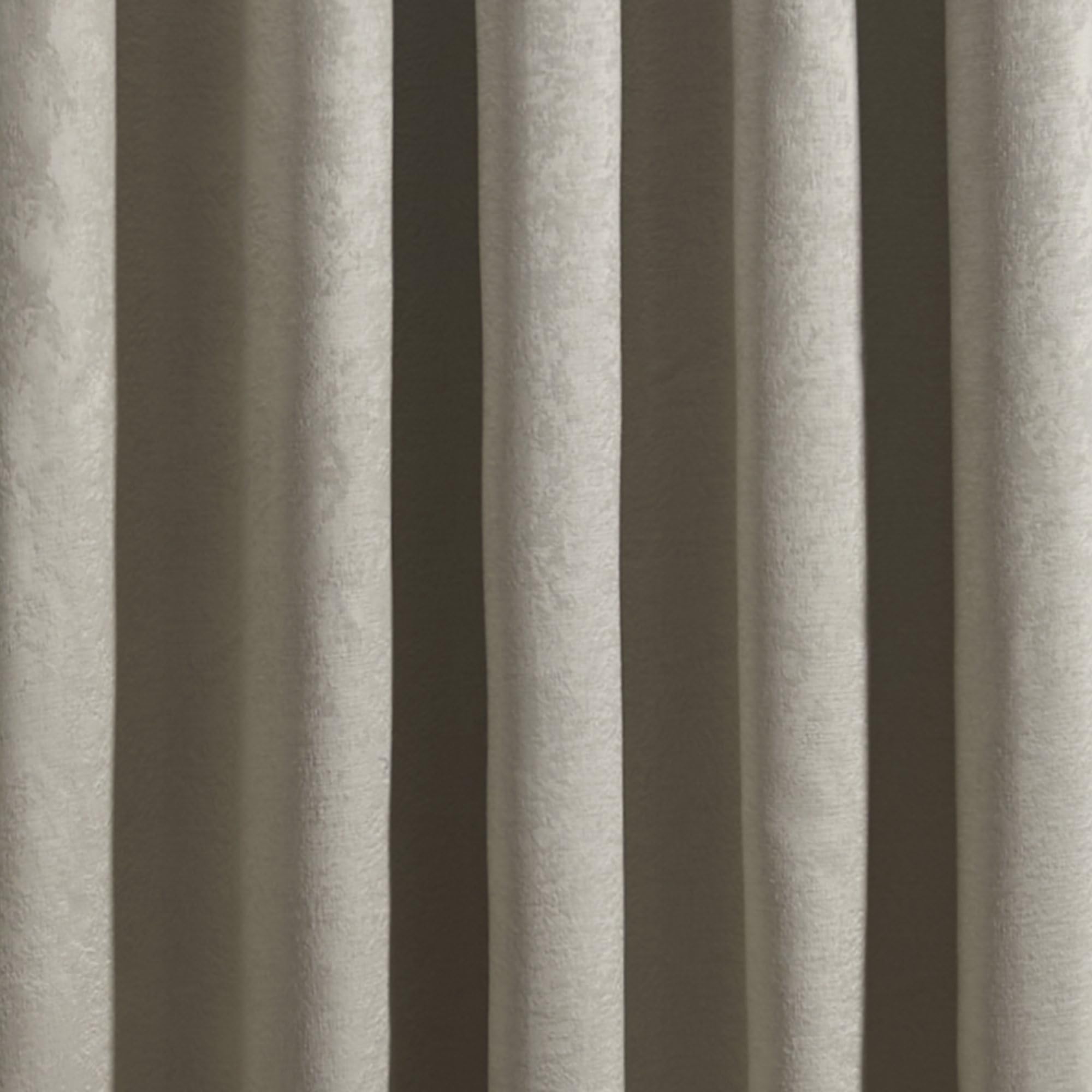 Fusion Matteo Olive Green Tartan Eyelet Drapes W66 x L90 (168x229cm), 2 Panels, 100% Cotton, Check Plaid Window Coverings - Image 4