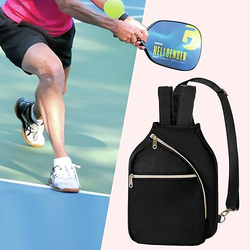 Miniatura 7 de Bolsa de pickleball para mujer - Bolsa de paleta con diseño de patente