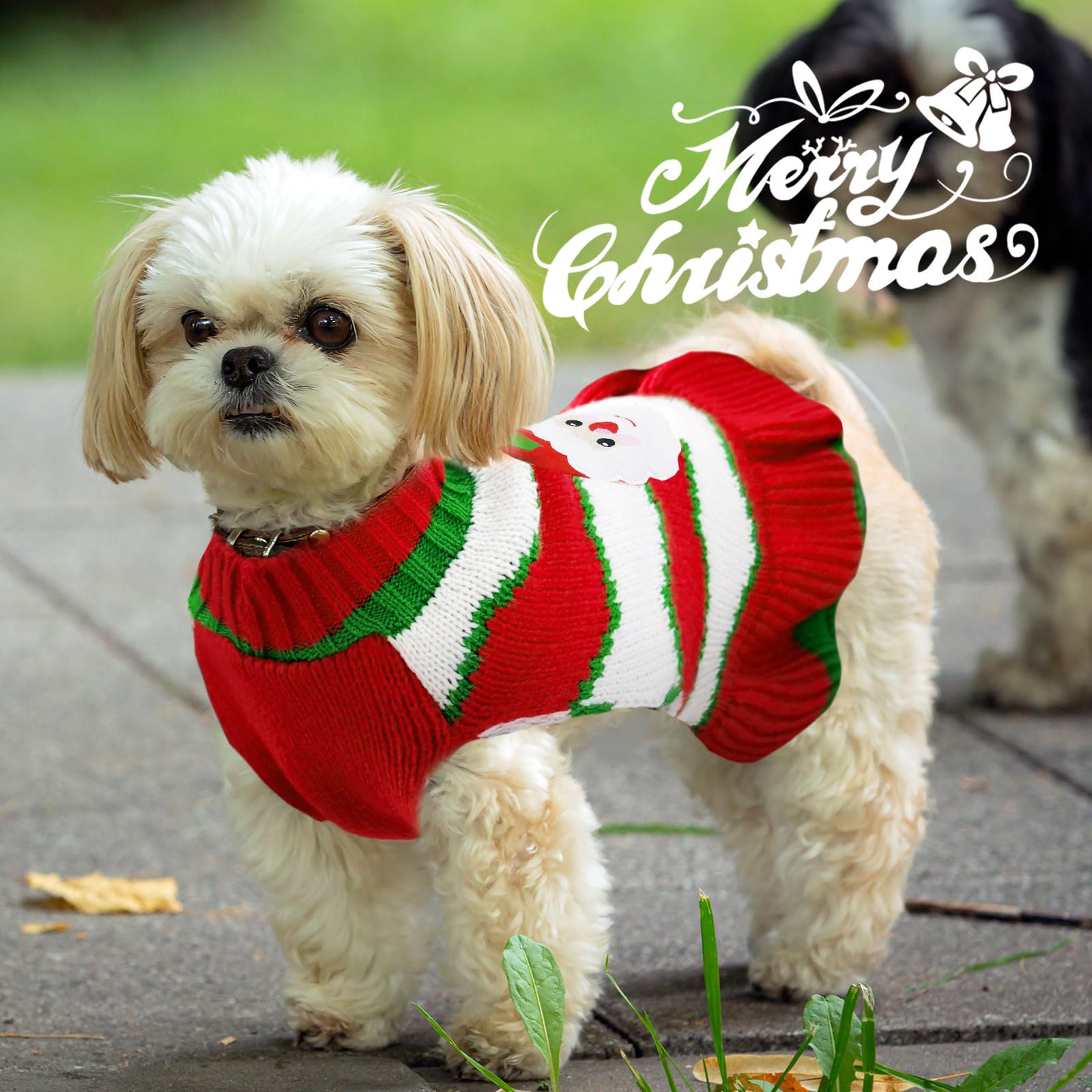 white christmas dresses Festive Reindeer Dog Sweater main image 1