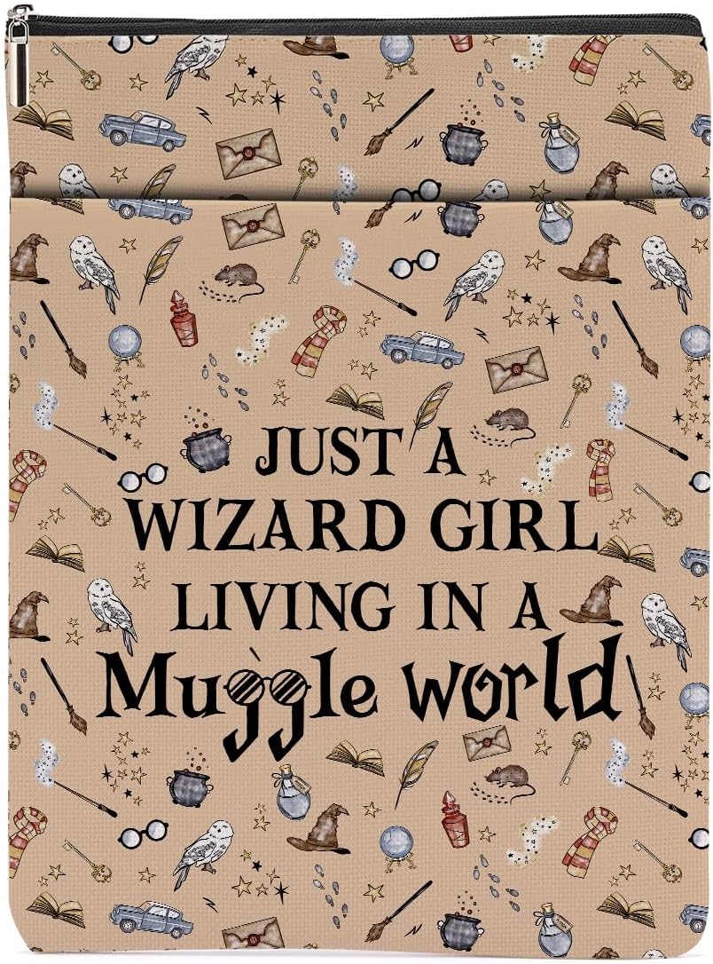 Funny Magic Stuff Book Sleeve Book Lovers Gifts Magic Wizard Movie Merch Book Cover Book Club Gifts Book Protector Book Accessories Bookish Gifts for Readers Women Friend Graduation Birthday Gifts Funny Magic Stuff Book Sleeve Book Lovers Gifts Magic Wizard Movie Merch Book Cover Book Club Gifts Book Protector Book Accessories Bookish Gifts for Readers Women Friend Graduation Birthday Gifts