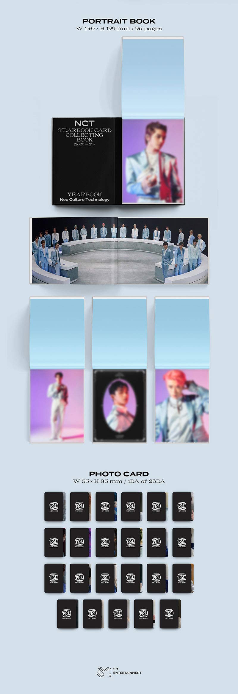 Amazon.com: NCT - YEARBOOK + CARD COLLECTING BOOK+Extra Photocards