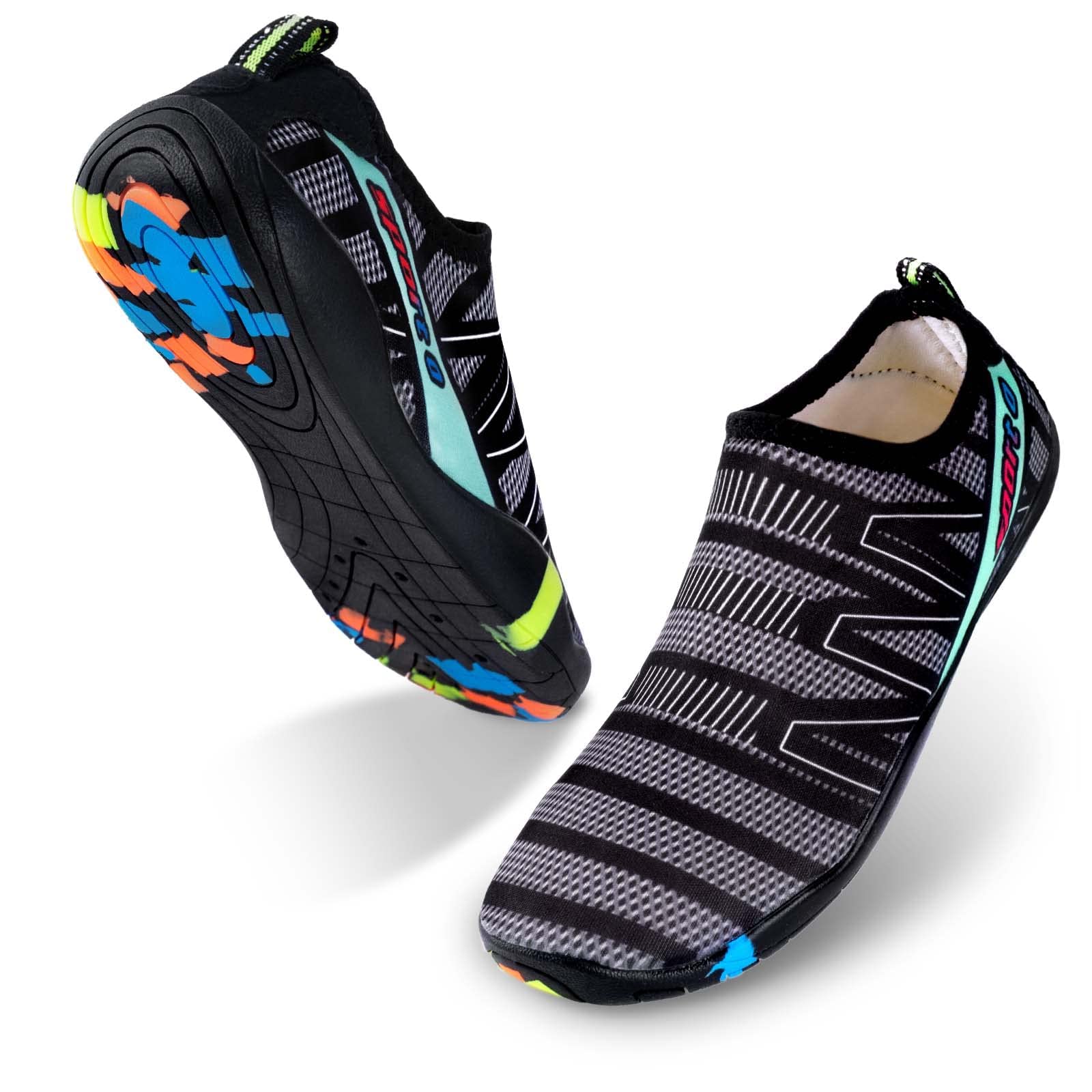 Water Shoes Swim Beach Sea Shoes for Women Men Ladies Swimming Pool Aqua  Socks Barefoot Wet Wetsuit,Quick-Dry Lightweight Durable Neoprene Sole