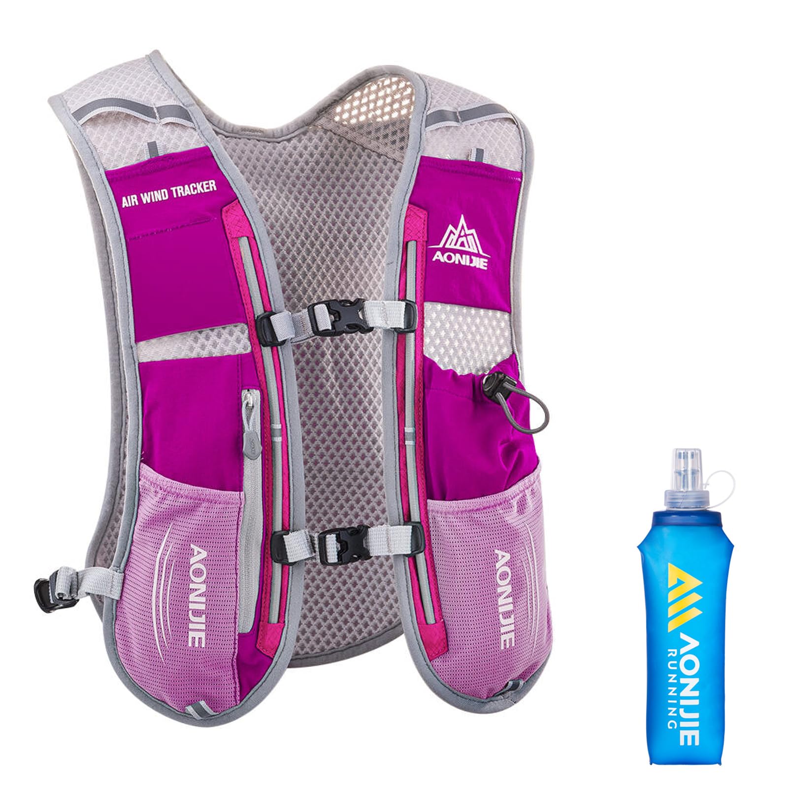 TRIWONDER Sac à Dos Hydratation Running 5L Gilet de Course à Pied pour Homme Femme Marathoner Trail Randonnée Cyclisme