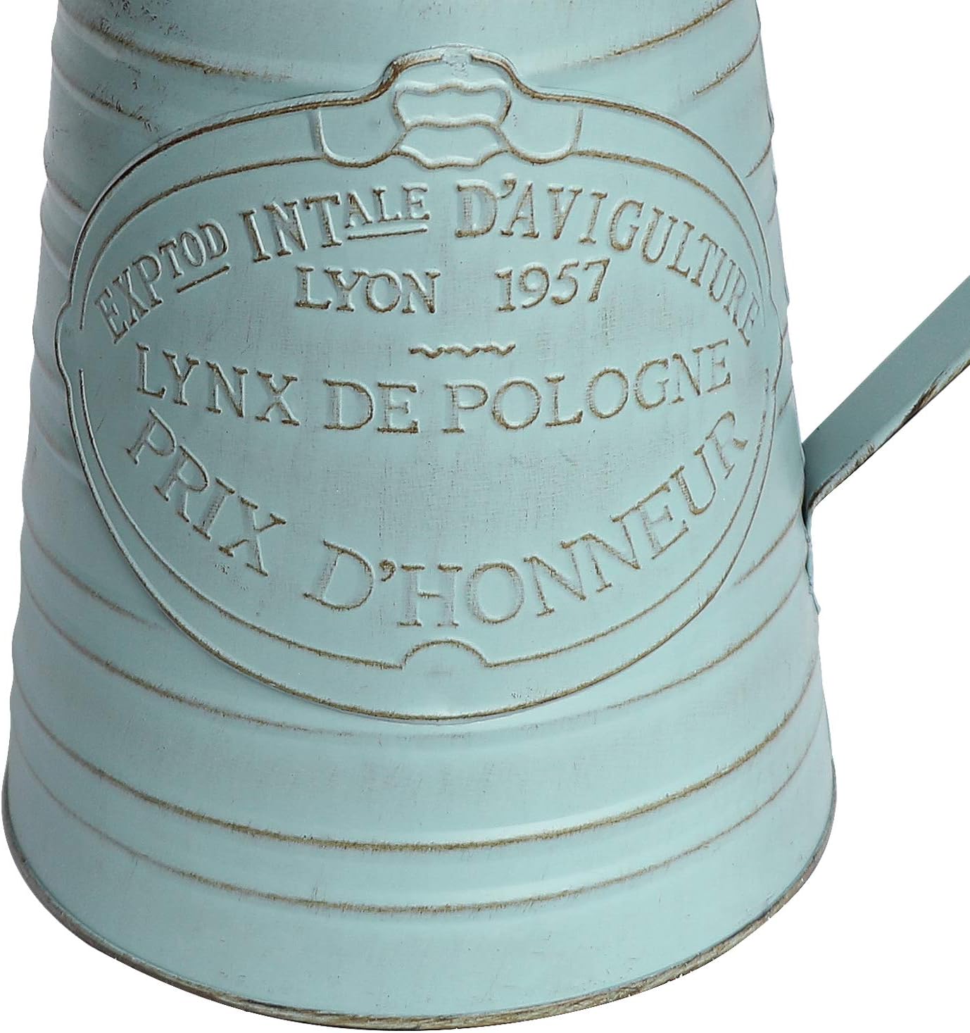 APSOONSELL Shabby Chic Metal Jug Vase Pitcher Flower Holder for Home Decoration - Image 5