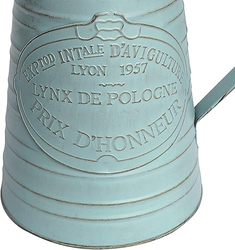 Miniatura 5 de APSOONSELL Shabby Chic - Jarra de metal para decoración del hogar