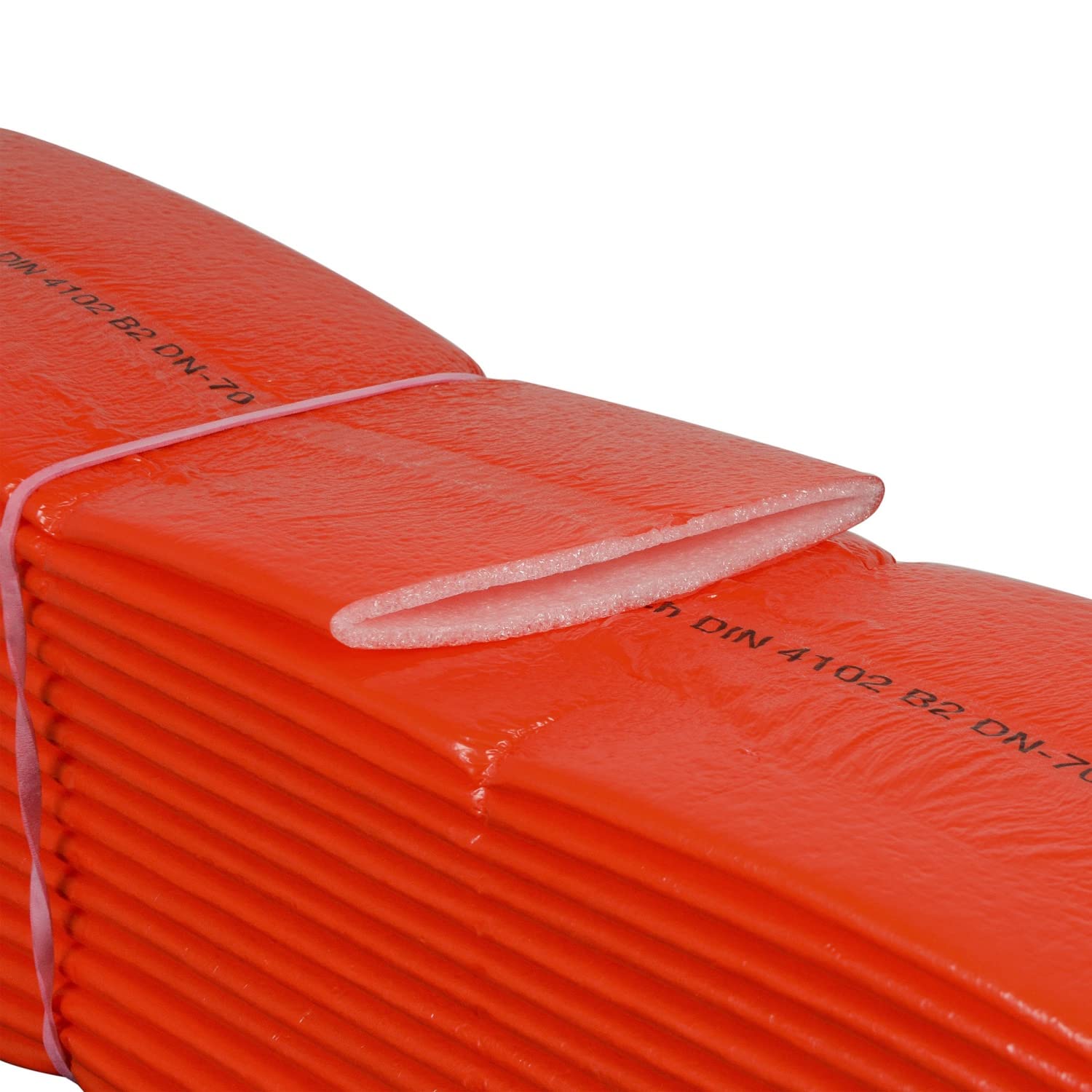 Scorprotect® PE Schutzschlauch Isolierung 4 mm rot für Abwasser Ausführung PE Schutzschlauch Abfluss (SCP-PE-S100)