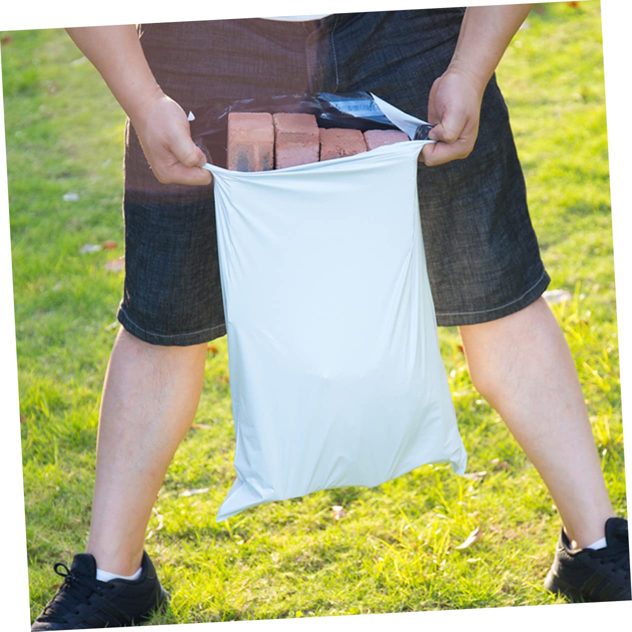 NUOBESTY Buste Per Corriere Postale Ispessite - 100 Pezzi Imballaggio Aziendale Con Materiale Pe