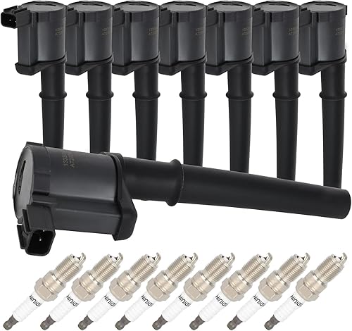 Miniatura 9 de ECCPP UF191 8 bobinas de encendido con 8 bujías de iridio para ford para Lincoln para Mustang para Continental Aviator Navigator 4.6L V8 DG512