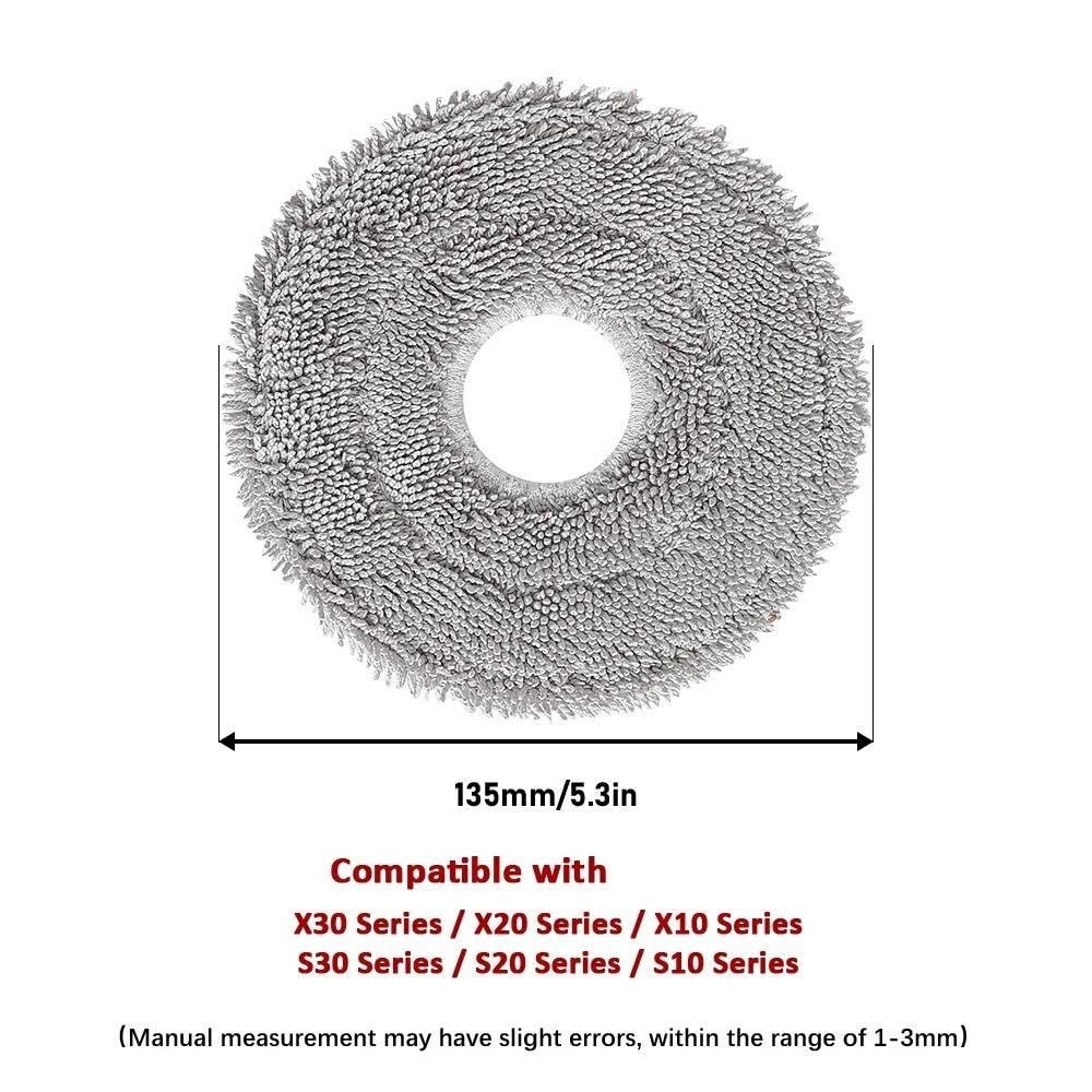 zhangzhe Staubbeutel Mopptuch for X30-X50 S10/S30 L10s/L40S /L50 Pro Ultra Staubsauger(16pcs Set)