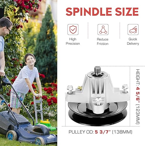 Miniatura 2 de Kit de reconstrucción de cubierta de cortacésped de 50 pulgadas para LTX1050KH LTX1050VT SLTX1050, 3 husillos 618-04825 618-05016 918-04825/3