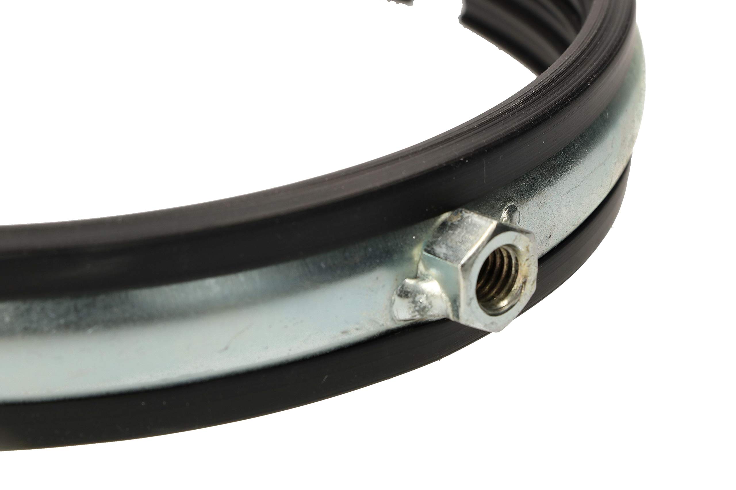 KOTARBAU® 10er Set - Rohrschellen – 4" – Rohrbefestigung – Rohrleitungsbefestigung - Gelenkrohrschellen - Dichtung - mit Dübeln