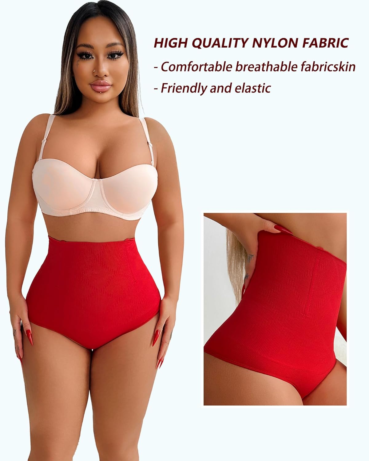 Shapewear Thong Shapewear Tummy Control Thong Shapewear for Women Stomach Girdle Thong Body Shaper Seamless Underwear - Image 2