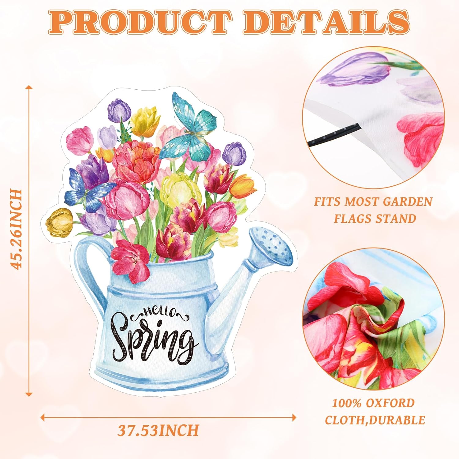 12 Pcs Solar Seasonal LED Garden Flags 12 x 18 Inch Yard Flags Spring Easter Halloween Fall Thanksgiving Day Decorations Welcome Garden Flag Lawn Yard Outdoor Holiday Decoration - Image 3