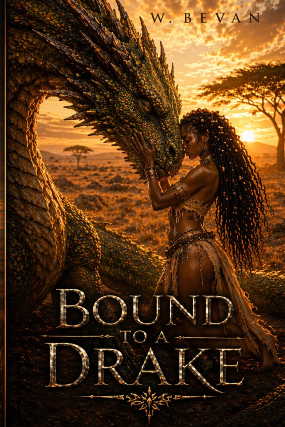 Bound to a Drake: A Dark Fantasy Romance of Forbidden Love, Primal Bonds, and Dragon Desire: 1 (Claimed by Dragons)