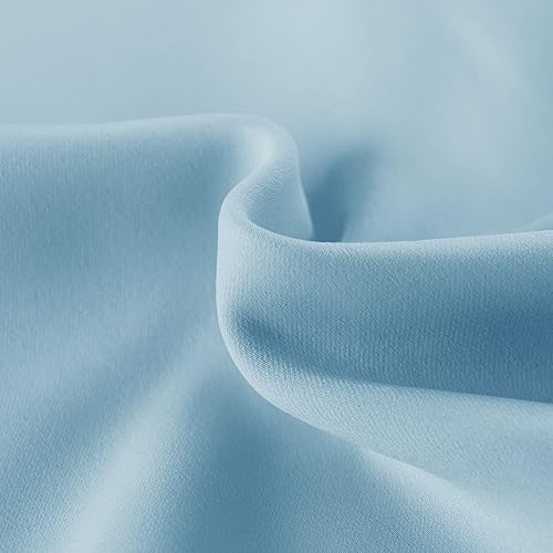 Miniatura 48 de DWCN Cortinas para puerta francesa: cortina térmica con bolsillo para barra para puertas con ventana de cristal, puertas de cocina y patio