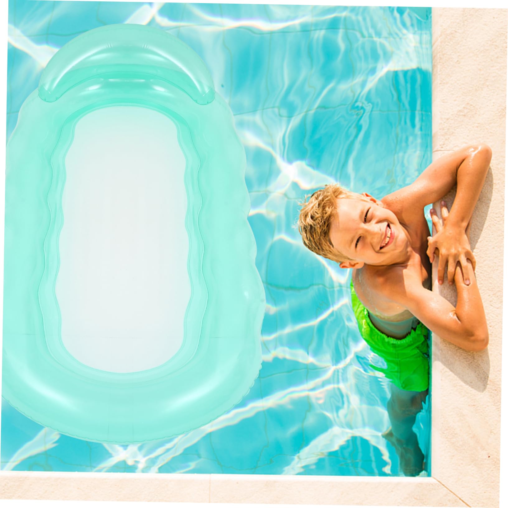 Hamacas Agua Hamaca Flotante Agua Flotante Tumbona Piscina Flota Transpirable Tumbona Flotante Piscina Inflable Hamaca Plegable Hamaca Flotante Flotador Inflable De PVC