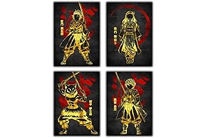 Heasiben Anime Prints for Wall Decor - Captivating Canvas Wall Art Adornment