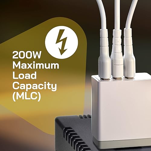 Miniatura 5 de ELC Convertidor de voltaje de 200 vatios, descendente, convertidor de energía de viaje de 220 V a 110 V240 V a 120 V, para alisadora de pelo,