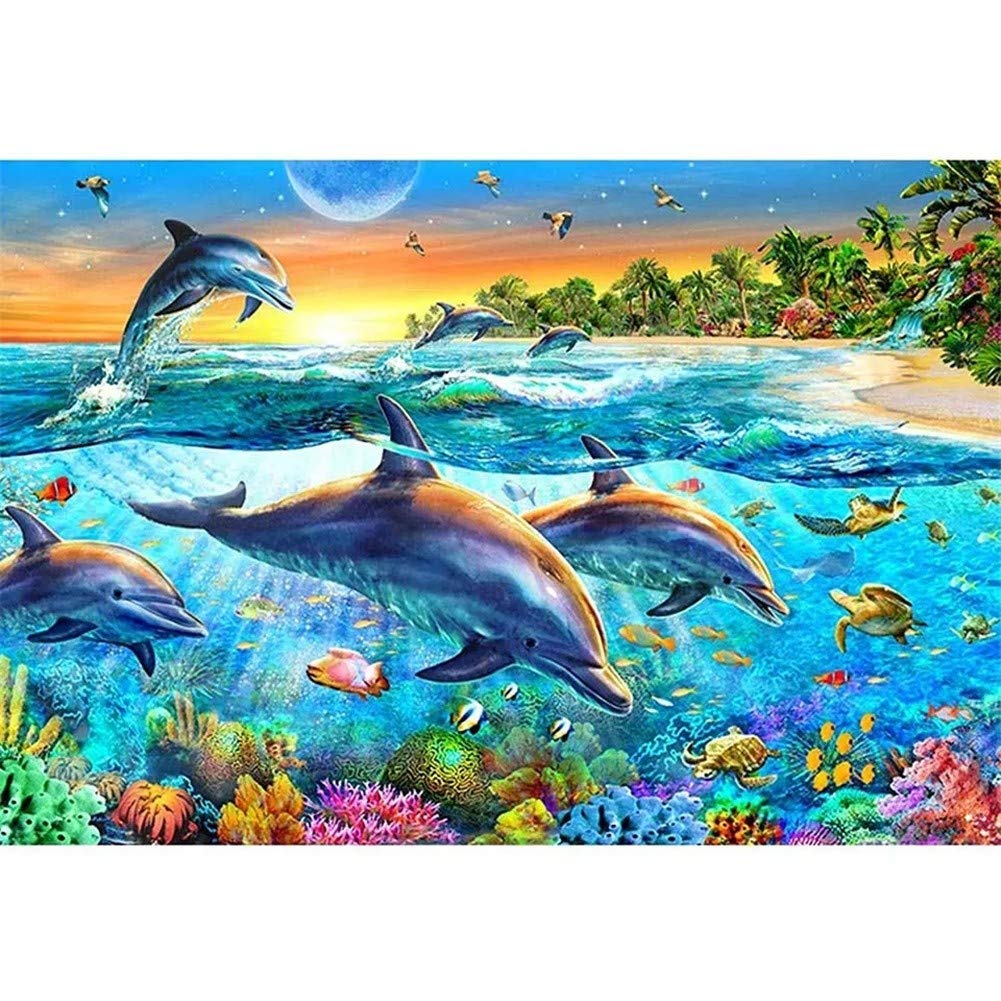 Diamond Painting Dauphin 5D pour sublimer votre décoration de chambre
