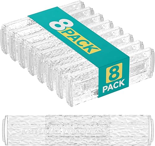 Miniatura 8 de NTQNOIKA Organizador de separadores de cajones, paquete de 6, separadores ajustables de 4 pulgadas de alto expandibles de 11 a 17 pulgadas para