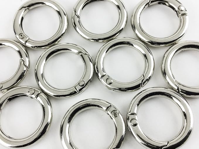 Amazon カラビナ 丸 シルバー 10個 セット Ap0263 アクセサリーパーツ 通販