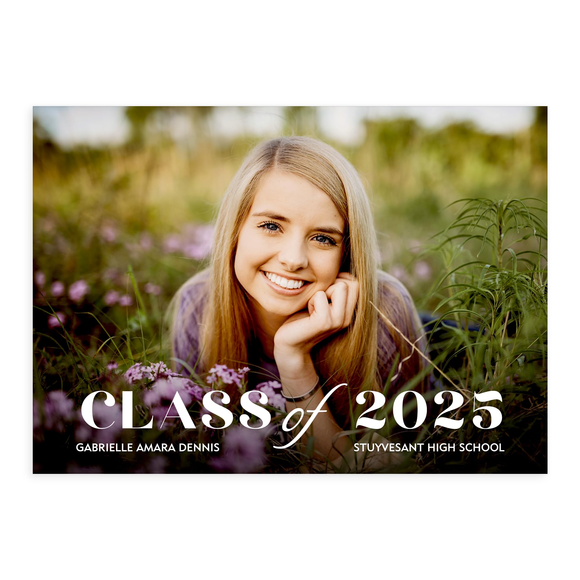 Let's Make Memories Personalized Graduation Announcements Class of 2026 - Premium Quality Invitations - 5x7 - Custom Photo Cards & White Envelopes -