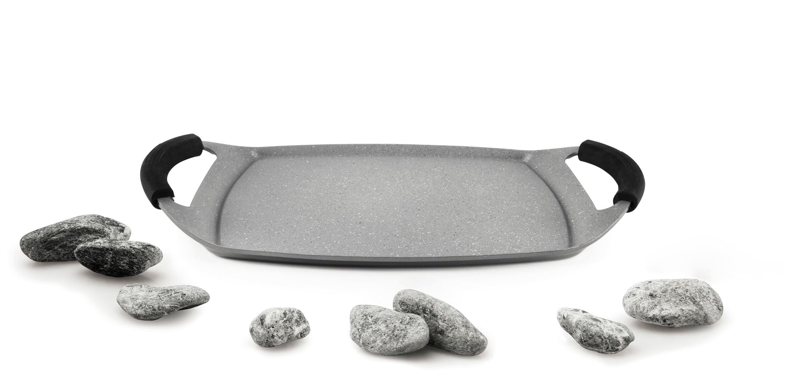 Excelsa Forn-Ok Piastra Grill, Alluminio Forgiato, 47x29 cm
