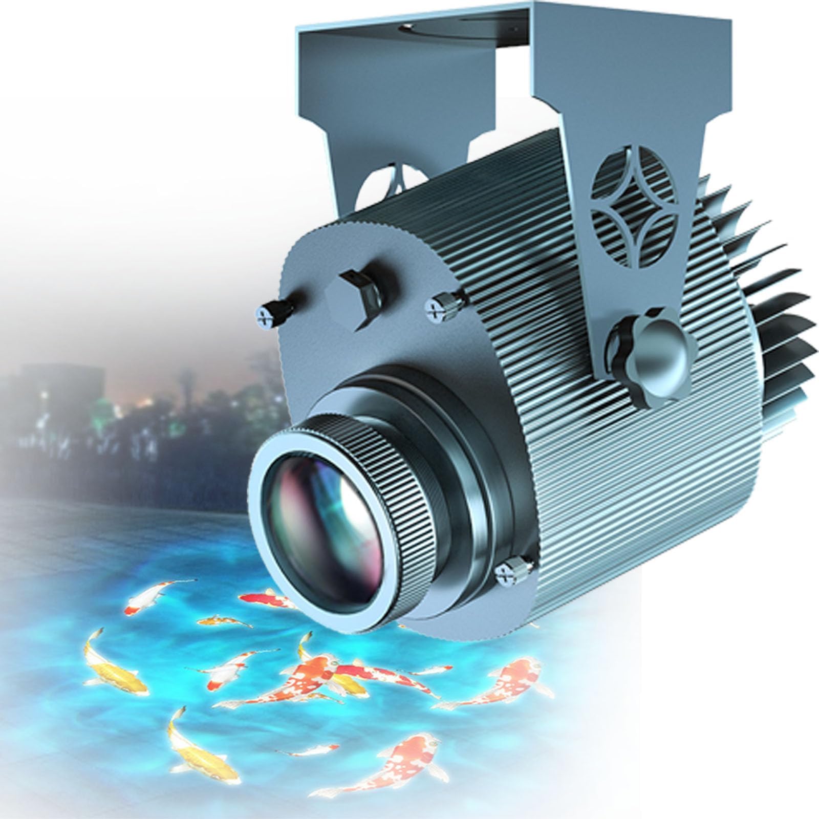 Lámpara de proyector de ondas de agua de 100W con efecto de ondulación del océano 7