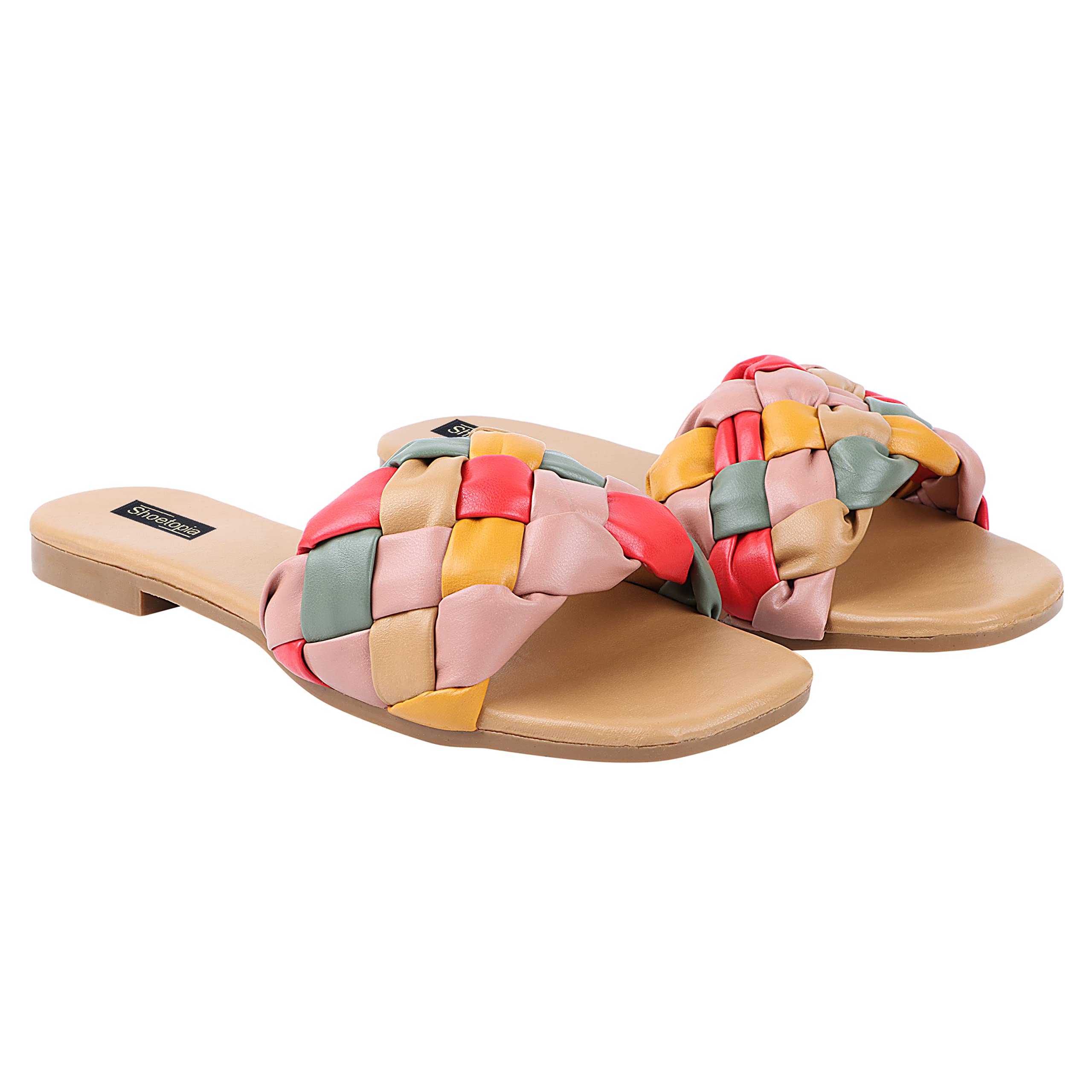 Shoetopia Women and Tan Girls Flat Sandal-EU41 (B09SZHRC4J) Amazon Price History, Amazon Price Tracker