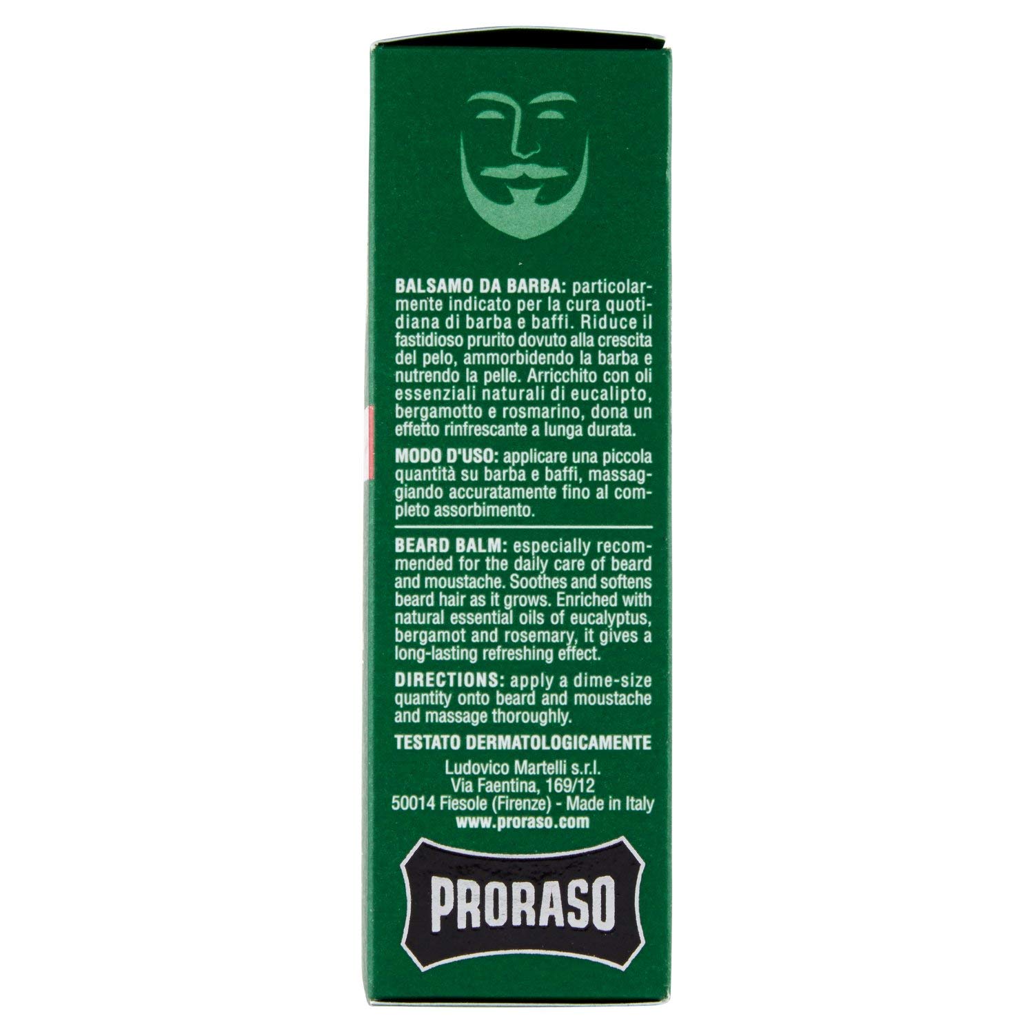 Proraso Beard Balm for Men, Nourish and Soften New Beard Growth and Short Beards