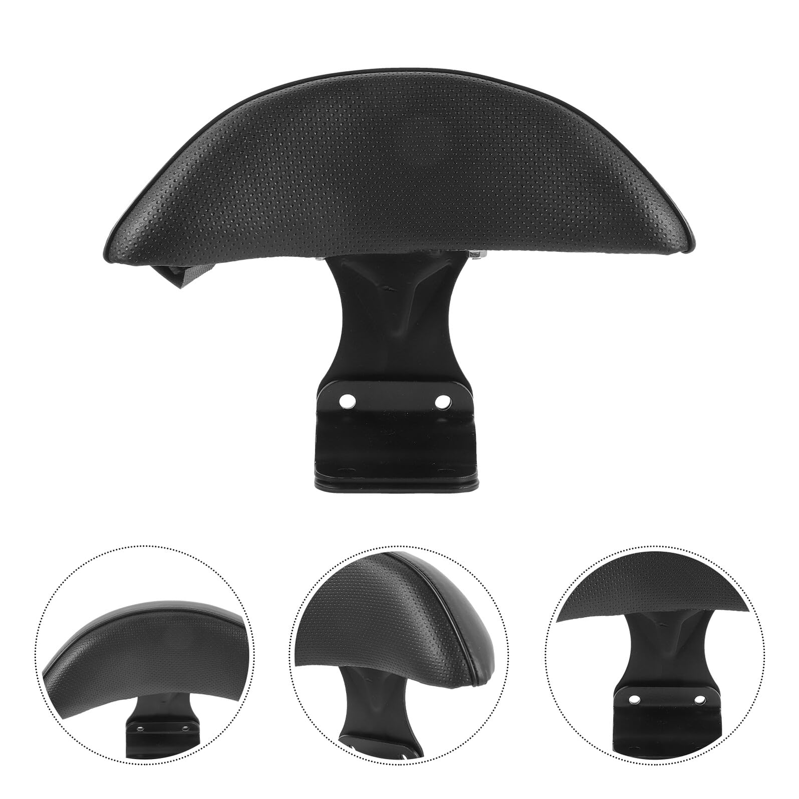 PRETYZOOM Schienale Posteriore Materiale in Ferro e Cuoio Facile da Installare Design Ergonomico per Bici e Moto Accessorio per Viaggi e Ciclisti all Aperto