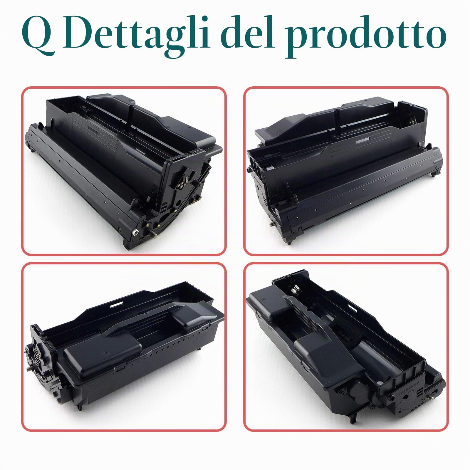 Gruppo tamburo compatibile per OKI B411 B412 nero alta resa: 30000 pagine | Compatibile con stampanti OKI serie B411 B412 B431 B432 MB461 MB471 MB472 MB491 MB492 MB512 MB562 44574302