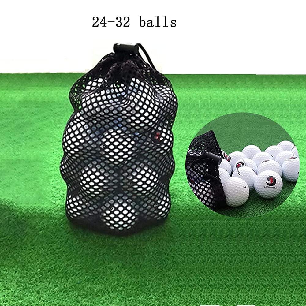2 Pezzi Sacca in Rete per Il Golf, Pallina da Golf con Tasche, Borsa Porta Palline da Golf, Borsa a Rete per Riporre Il Tennis, Reti Portatili per Palline da Golf Ad Alta Resistenza, per Golf, Tennis