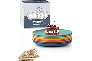 Unbreakable Wheat Straw Snack Plates: A Colorful and Durable Addition to Your Kitchen