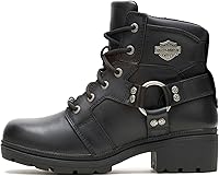 Vista 7 de Harley-Davidson Botas de moto Jocelyn de 5.5 pulgadas de cuero negro para mujer. D83775