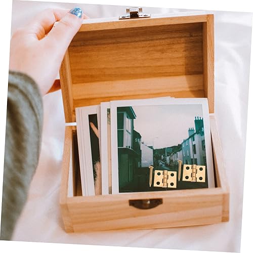 Miniatura 2 de Gadpiparty Bisagras de cobre Bisagras de cobre Bisagra de alta resistencia Accesorios para casa de muñecas Bisagra con tornillos Bisagra Vintage