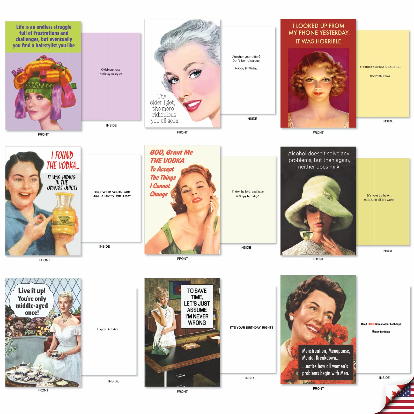 48 Pièces Cartes De Voeux Créatives Festival Bénédiction Papier à