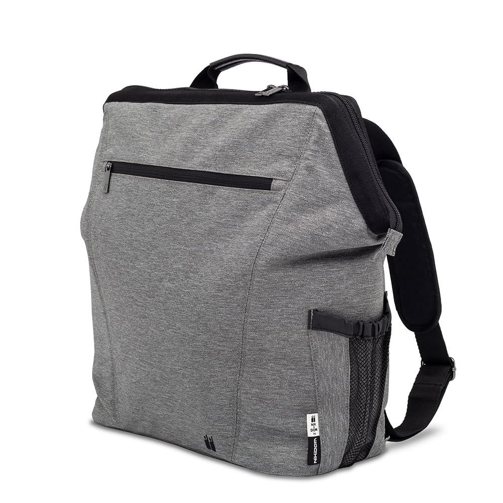 Nikidom Wickeltasche, umwandelbar, HEATHER GREY